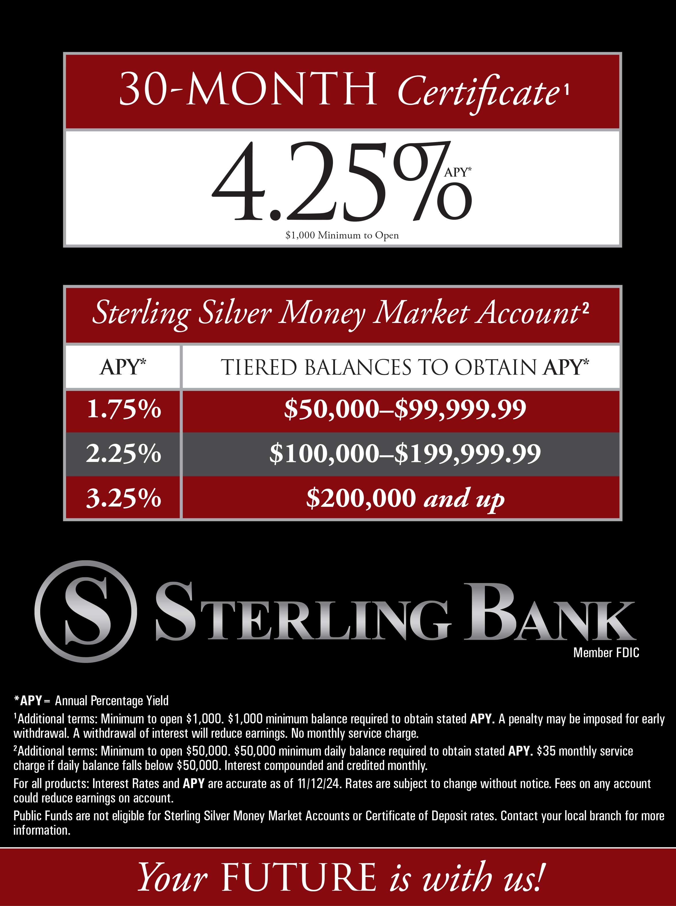 Sterling Silver Money Market Account